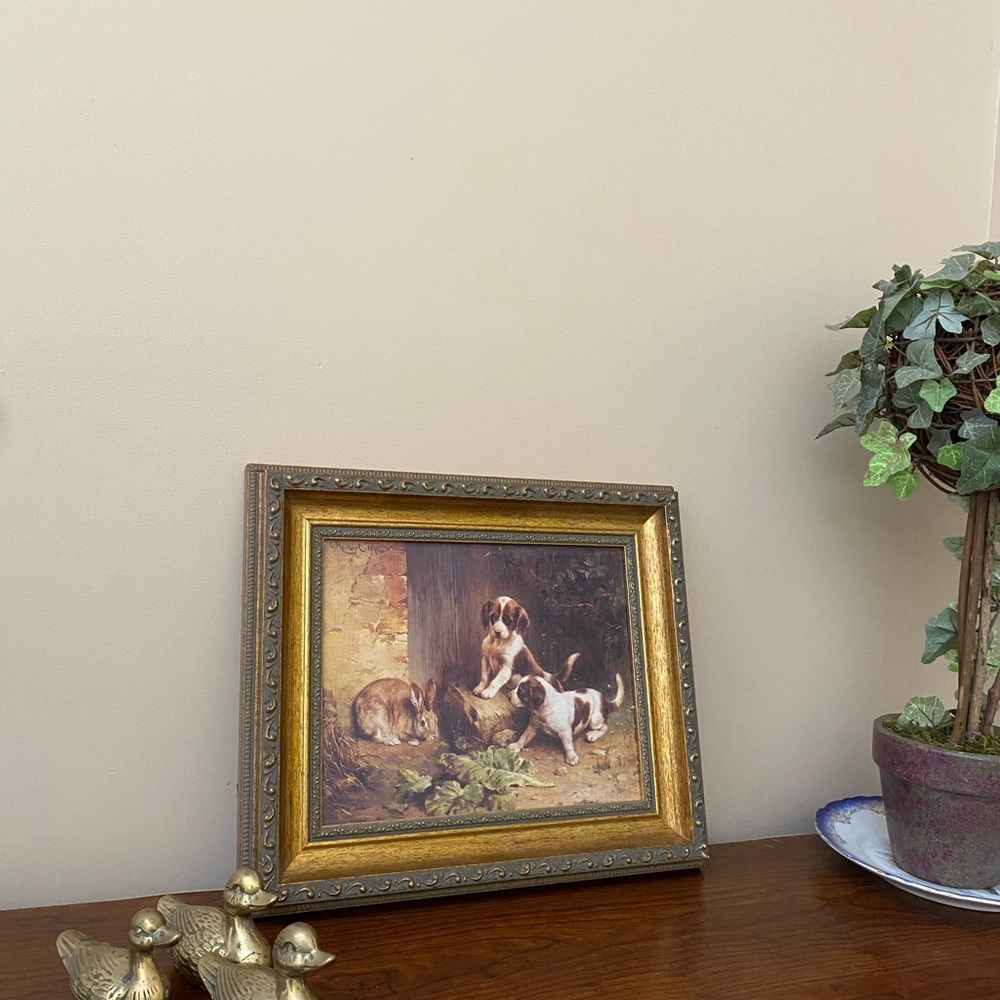 "Best of Friends" Carl Reichert litho print on canvas - Picture 7 of 7